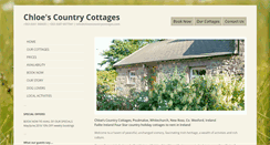 Desktop Screenshot of chloescountrycottages.com